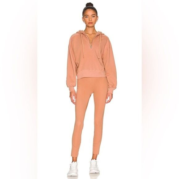 WELL BEING + BEING WELL Avalon half zip hoodie organic cotton size S REVOLVE NWT - Picture 7 of 12